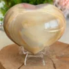 Corazon de jaspe oceanico natural grande