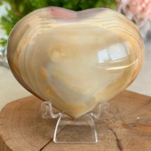Corazon de jaspe oceanico natural grande