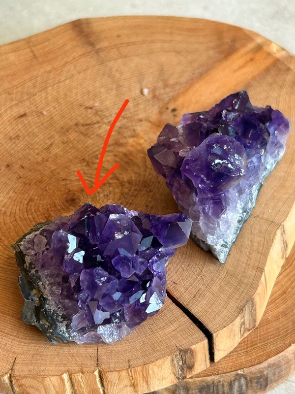 Amatistas naturales - violeta intenso