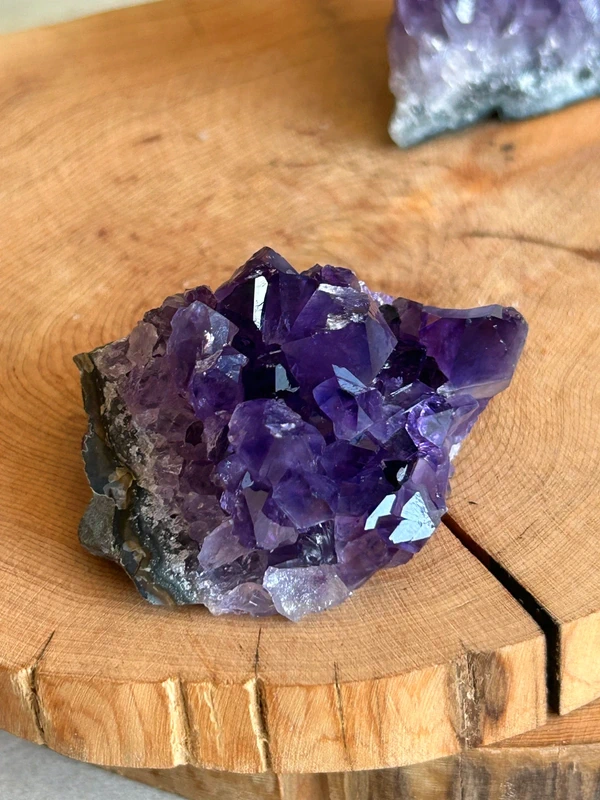 Amatistas naturales - violeta intenso