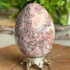 Huevo de agata Crazy Lace natural - paisaje mineral