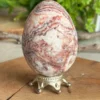Huevo de agata Crazy Lace natural - paisaje mineral