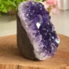 Drusa de amatista natural - violeta profundo