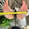 Grandes Alas de Mariposa de Cristal Ópalo Rosa Peruano · Escultura Mineral Natural · Decoración Hogar y Colección
