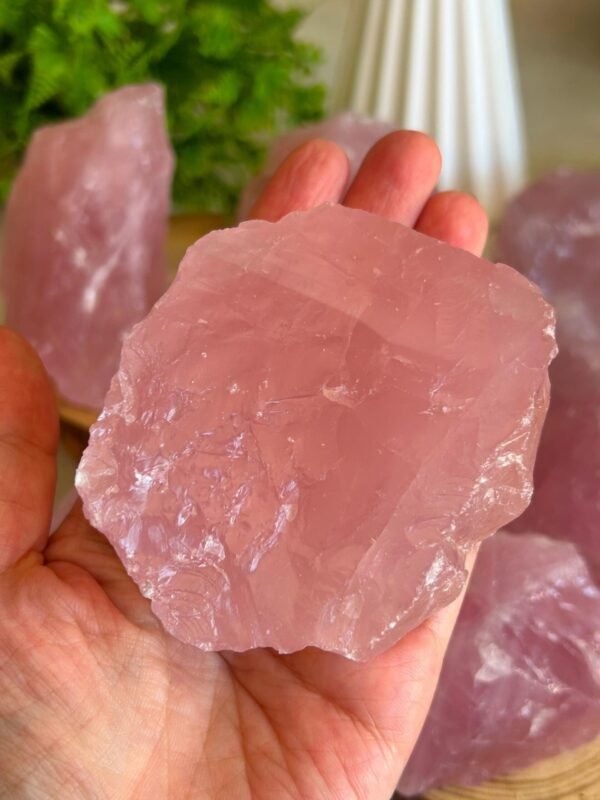 Cuarzo Rosa Natural en Bruto Gemmy · Mineral Decorativo y Piedra de Amor · Healing Stone Meditación · Piedra Energética · Parte 1