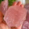 Cuarzo Rosa Natural en Bruto Gemmy · Mineral Decorativo y Piedra de Amor · Healing Stone Meditación · Piedra Energética · Parte 2