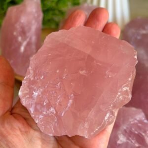 Cuarzo Rosa Natural en Bruto Gemmy · Mineral Decorativo y Piedra de Amor · Healing Stone Meditación · Piedra Energética · Parte 2