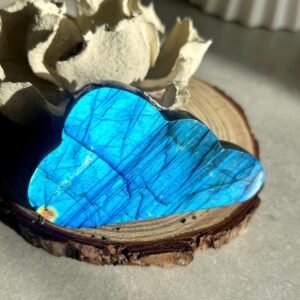 Nube Labradorita Natural AAA Full Blue Flash · Labradorita Azul Intensa · Mineral de Colección · Cristal Natural Decorativo