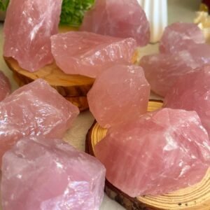 Cuarzo Rosa Natural en Bruto Gemmy · Mineral Decorativo y Piedra de Amor · Healing Stone Meditación · Piedra Energética · Parte 1