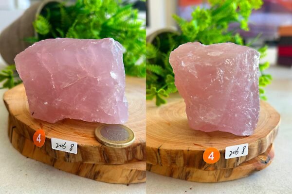 Cuarzo Rosa Natural en Bruto Gemmy · Mineral Decorativo y Piedra de Amor · Healing Stone Meditación · Piedra Energética · Parte 1