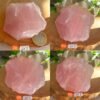 Cuarzo Rosa Natural en Bruto Gemmy · Mineral Decorativo y Piedra de Amor · Healing Stone Meditación · Piedra Energética · Parte 2