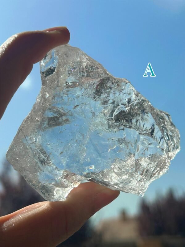 Cuarzo Blanco Natural en Bruto | Cristal de Alta Pureza y Transparencia | Cuarzo de Luz | Reiki | Meditación | Chakra Corona