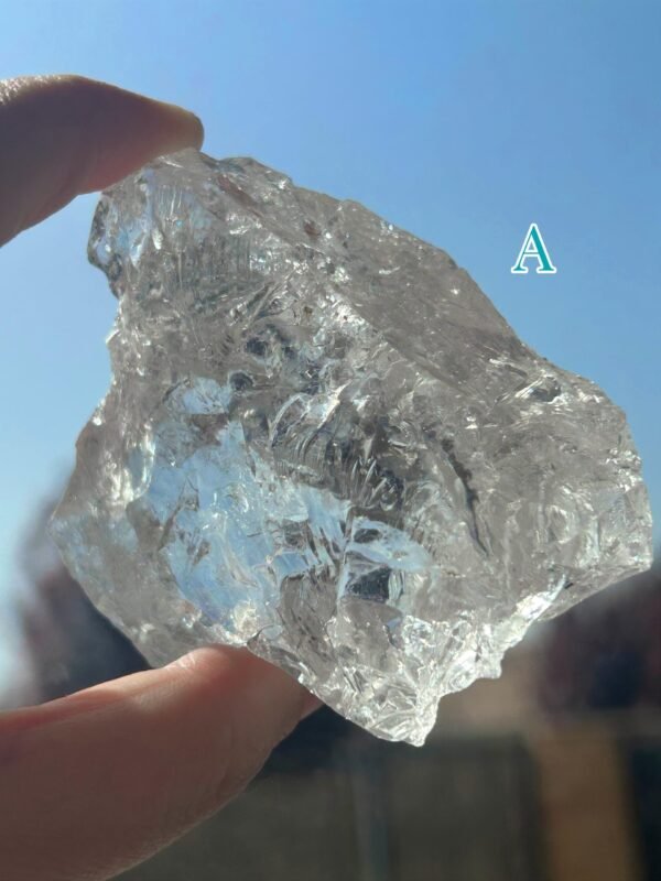 Cuarzo Blanco Natural en Bruto | Cristal de Alta Pureza y Transparencia | Cuarzo de Luz | Reiki | Meditación | Chakra Corona