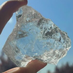 Cuarzo Blanco Natural en Bruto | Cristal de Alta Pureza y Transparencia | Cuarzo de Luz | Reiki | Meditación | Chakra Corona