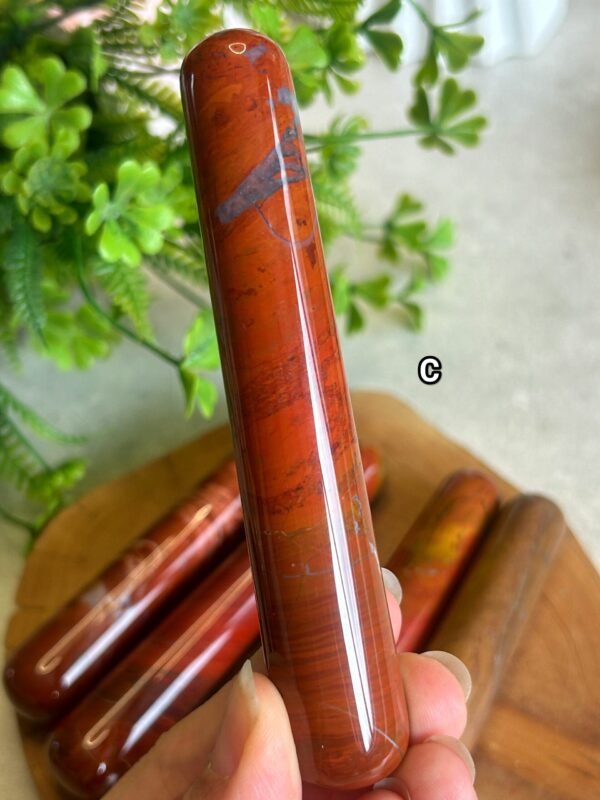 IMG_20261005_183534 Natural Crystal Massage Wand | Jasper and Obsidian Massage Wand | Massage Stone | Crystal Wand | Self-Care